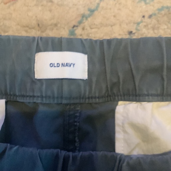 Old Navy Large Tall Bluish Grey draw string waste pants - Picture 3 of 4